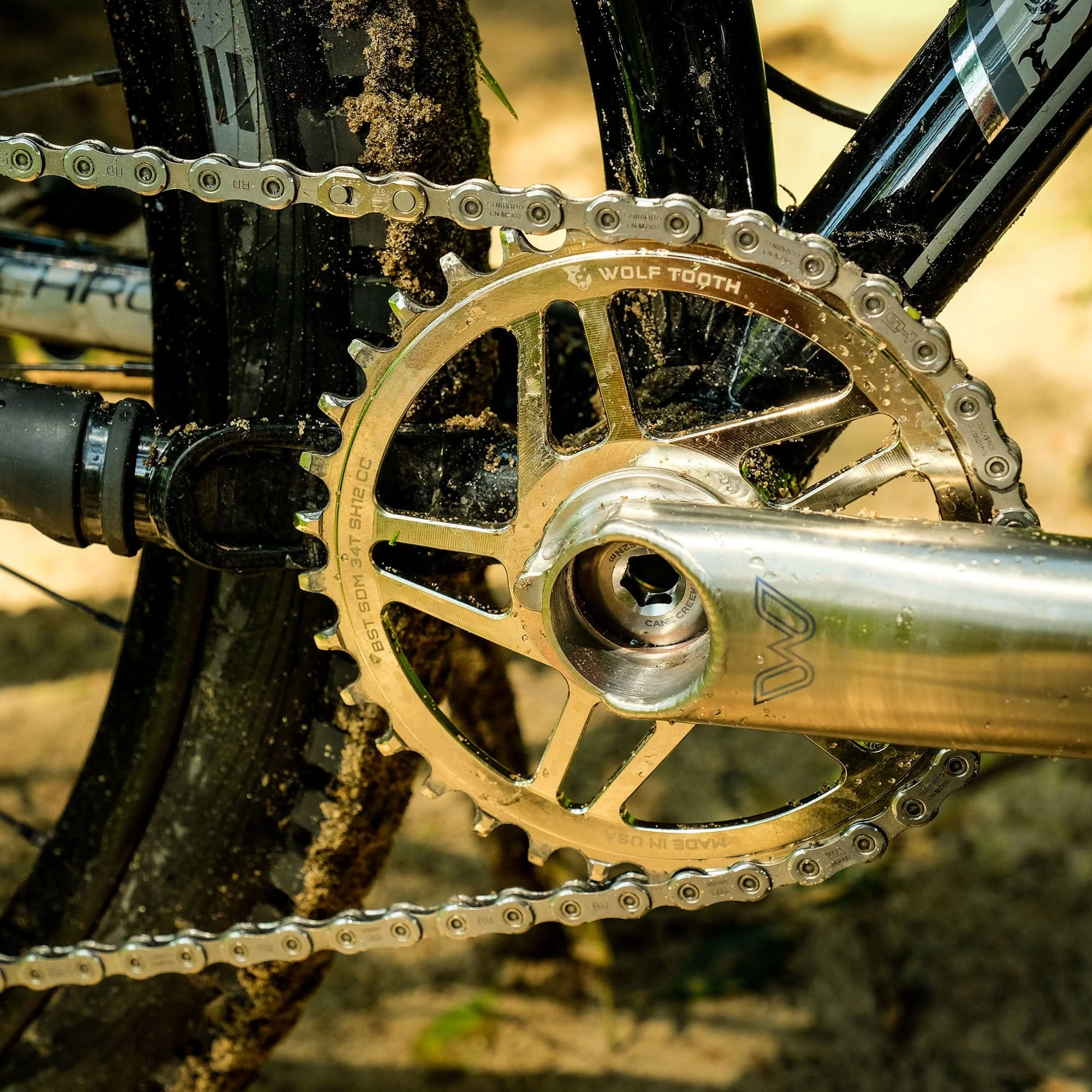 Direct Mount Chainrings for Cane Creek and SRAM Cranks for Shimano 12spd Hyperglide+ Chain - Image 3