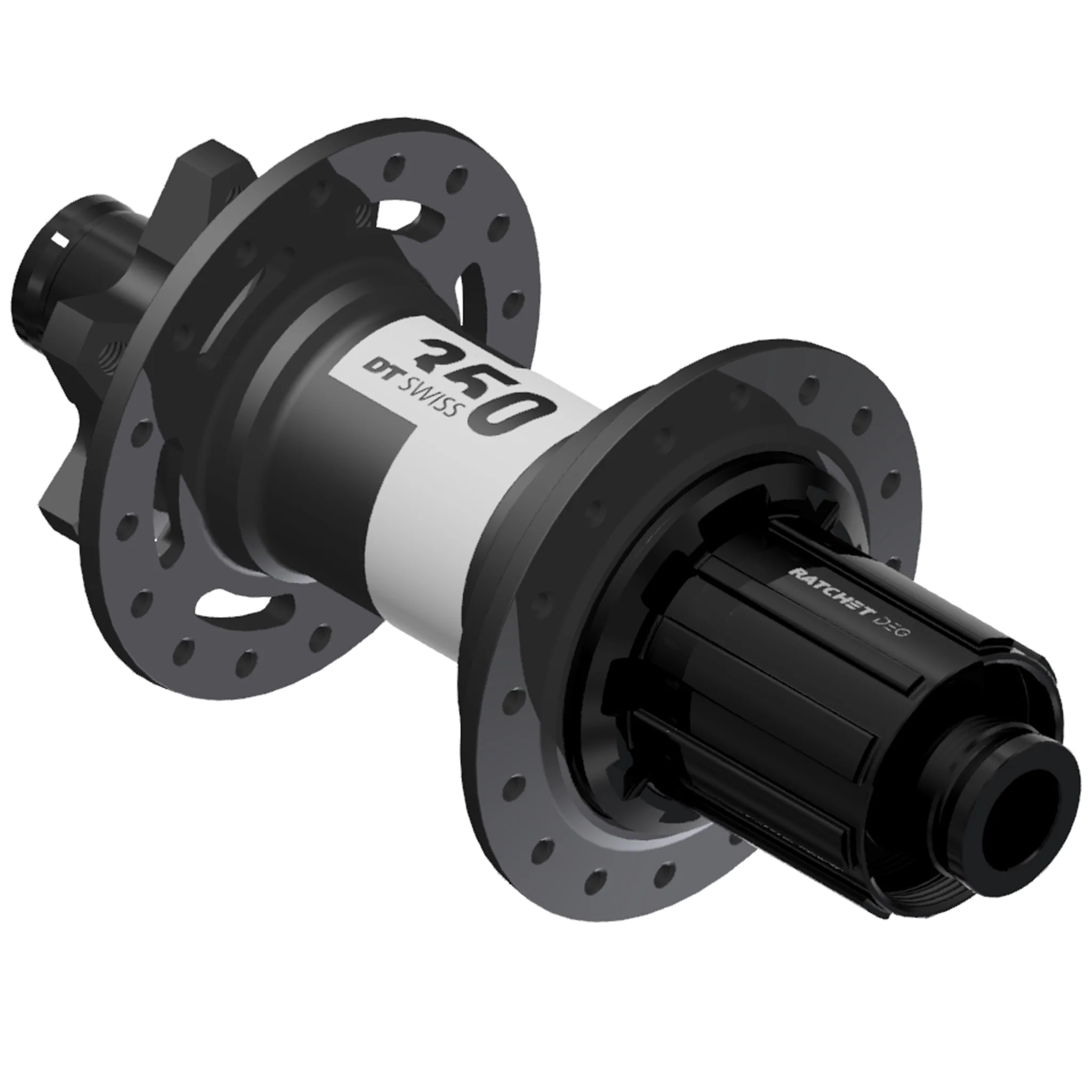DT Swiss 350 DEG Rear Hub - 12 x 148mm 6-Bolt HG 11 MTN Black 28H 72pt