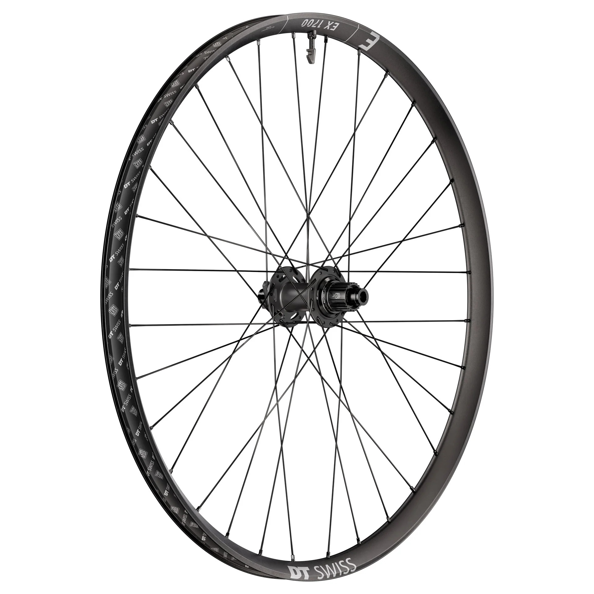 DT Swiss EX 1700 Classic 30 Rear Wheel - 27.5" 12 x 148mm 6-Bolt Micro Spline DEG 72 DF BLK