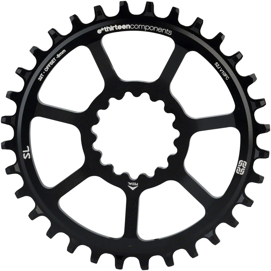 e*thirteen Direct Mount SL Guidering - 10/11/12-speed 32T Narrow Wide Black - Image 2