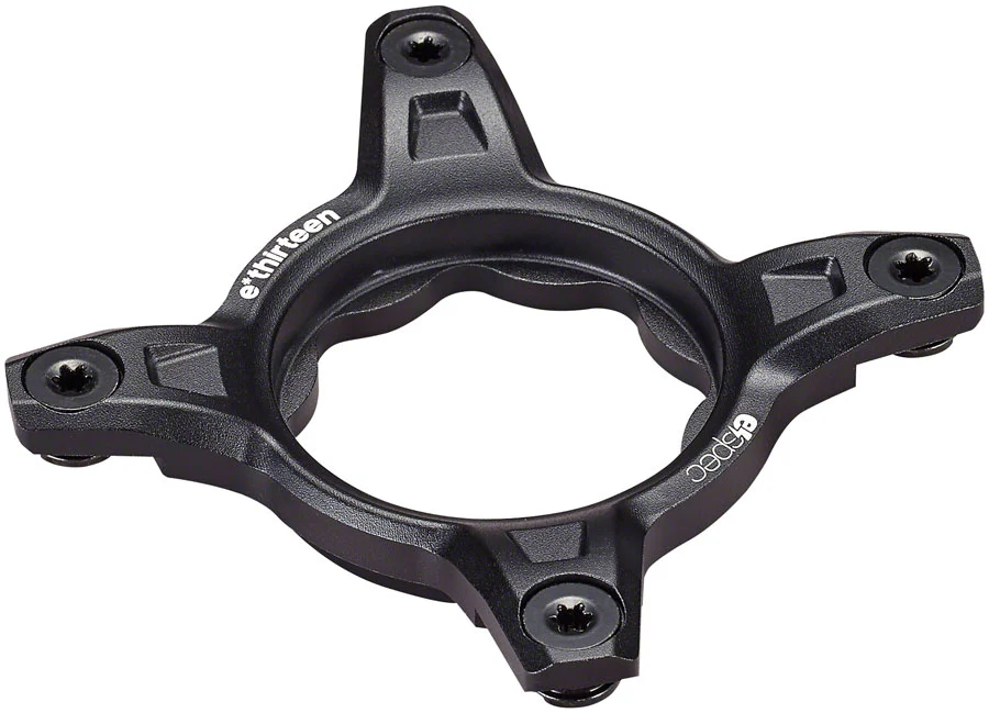 e*thirteen e*spec 104BCD Aluminum Direct Mount Spider - 104BCD 55mm CL Incl. Bolts TQ HPR50 BLK - Image 2