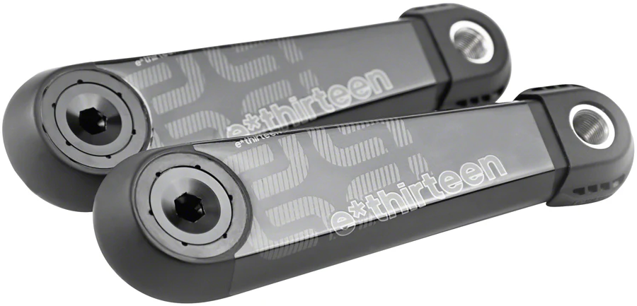 e*thirteen e*spec Race Carbon Ebike Crank Arm Set Self Extractor- 160mm Bosch CX Gen4 Carbon BLK - Image 2