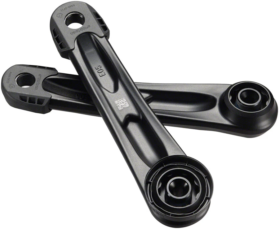 e*thirteen Helix e*spec Crank Arm Set - 155mm Fazua Ride 60 Self Extractor BLK - Image 3