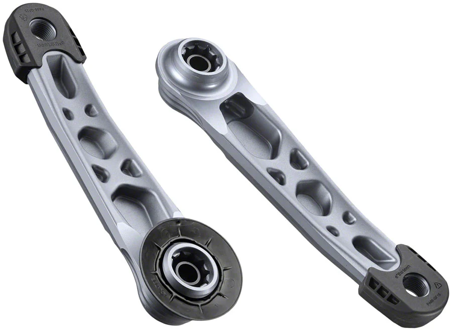 e*thirteen Helix Race Alloy e*spec Crank Arm Set - BOSCH SX-Brose S Mag-TQ HPR50 21.5mm Offset 160mm Self Extractor Silver - Image 2