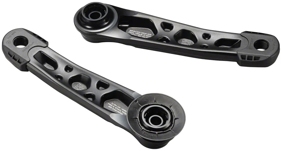 e*thirteen Helix Race Alloy e*spec Crank Arm Set - Fazua Ride 60 18mm Offset 155mm Self Extractor BLK - Image 2