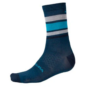 Endura BaaBaa Merino Stripe Sock Blueberry S/M
