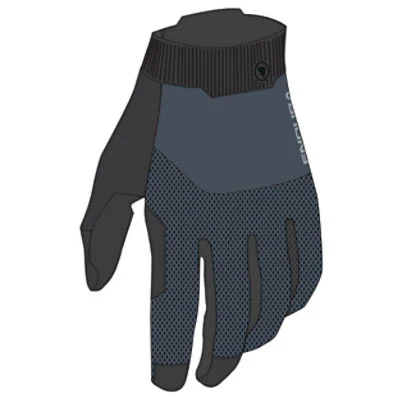Endura Loop Full Finger Gloves Carbon Gray XL