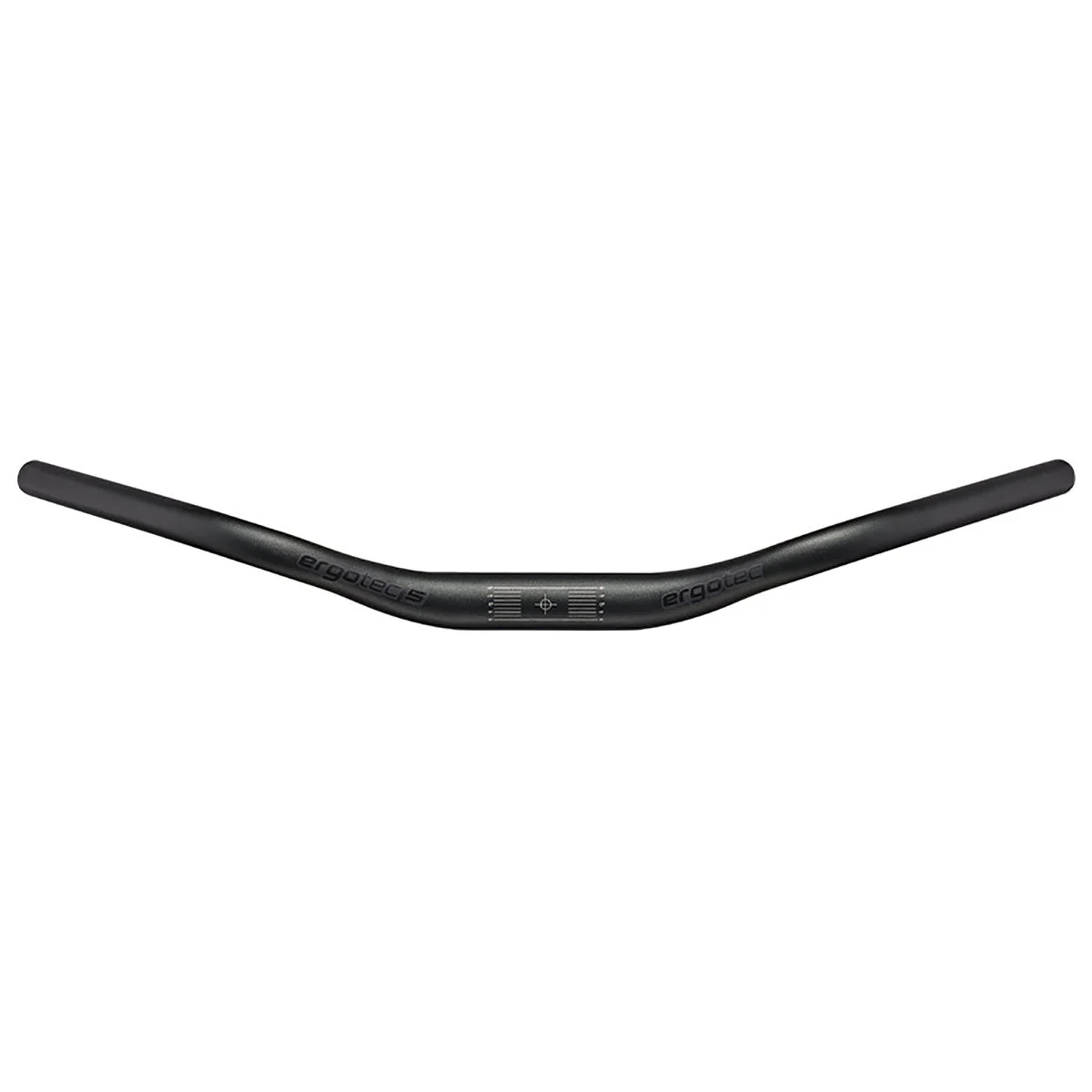 Ergotec Handlebar Stuttgarter (31.8, GW610, GL180, GH46, 52° | Black Sandblasted | AL6061 T6, DB:1.7-2.5-1.7)