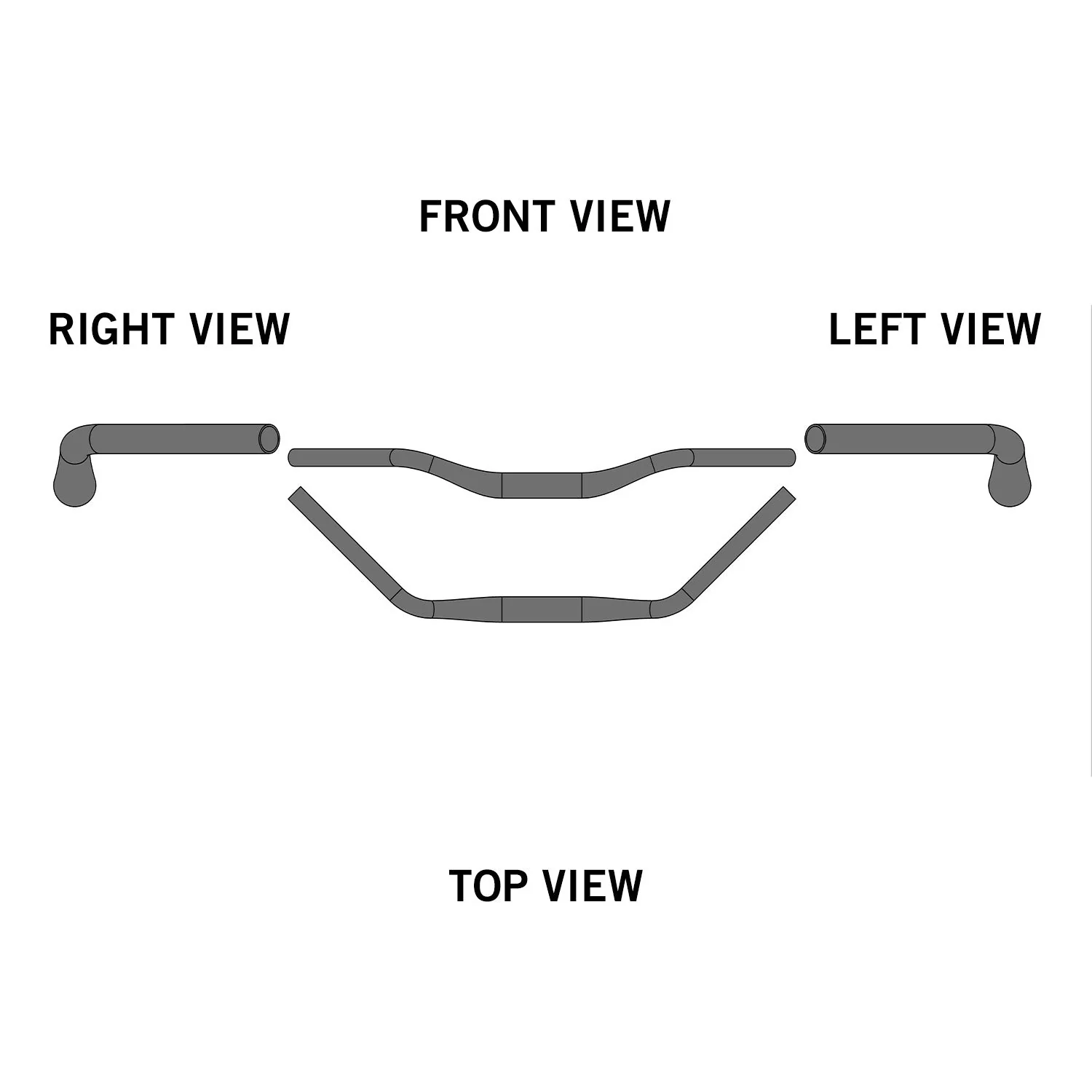 Ergotec - Trekking i Handlebar - 31.8 mm - Black Sandblasted - Image 4