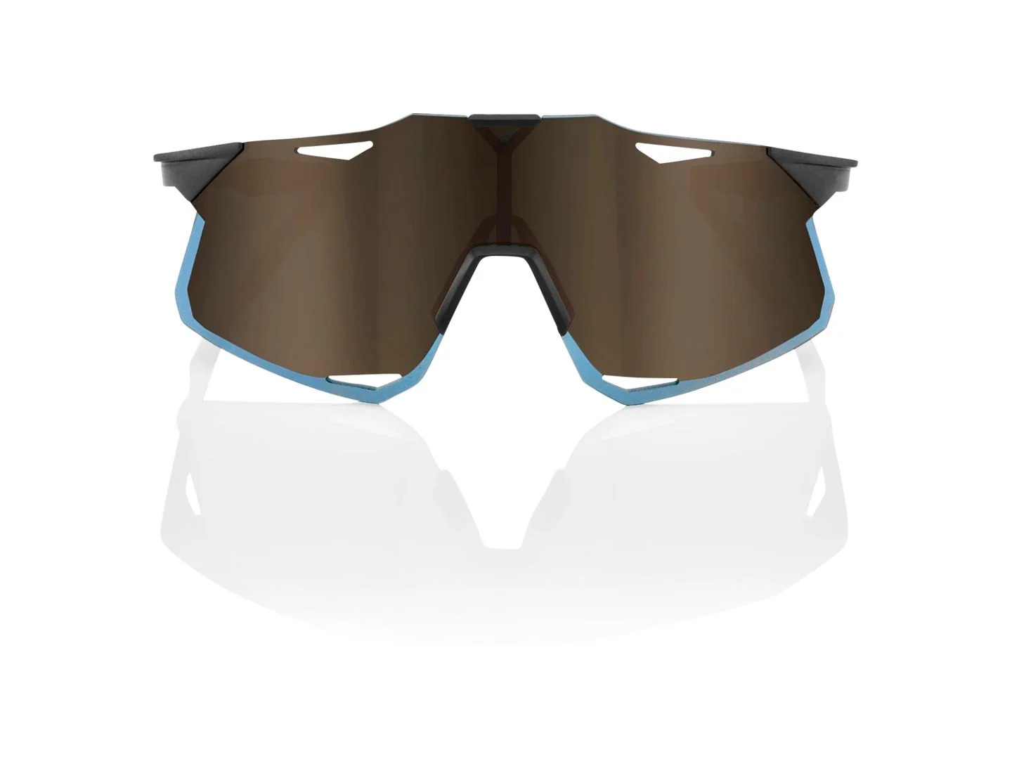 100% Hypercraft Sunglasses Black/Gold Eyewear - Image 2