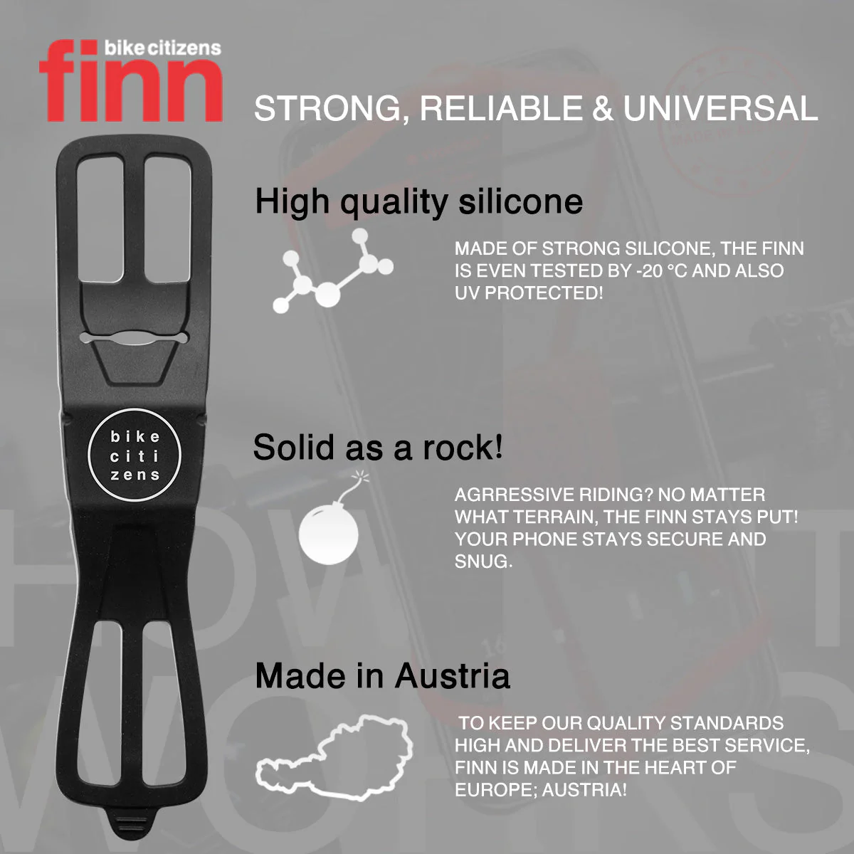 FINN - Universal Bicycle Phone Mount - Green - Image 6