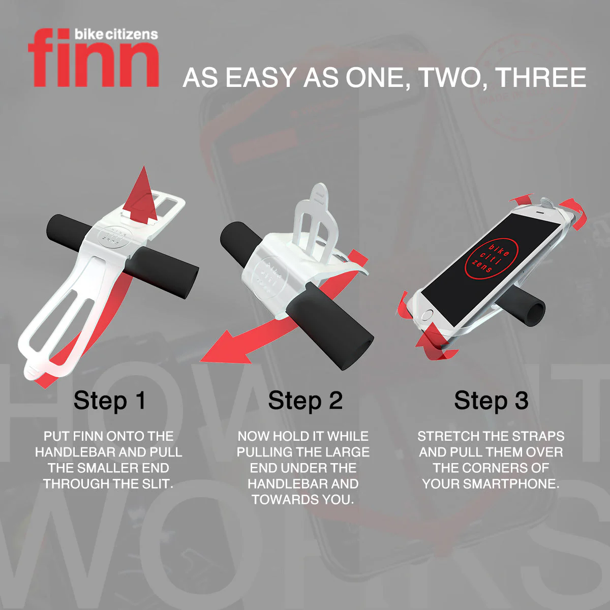 FINN - Universal Bicycle Phone Mount - Transparent - Image 8