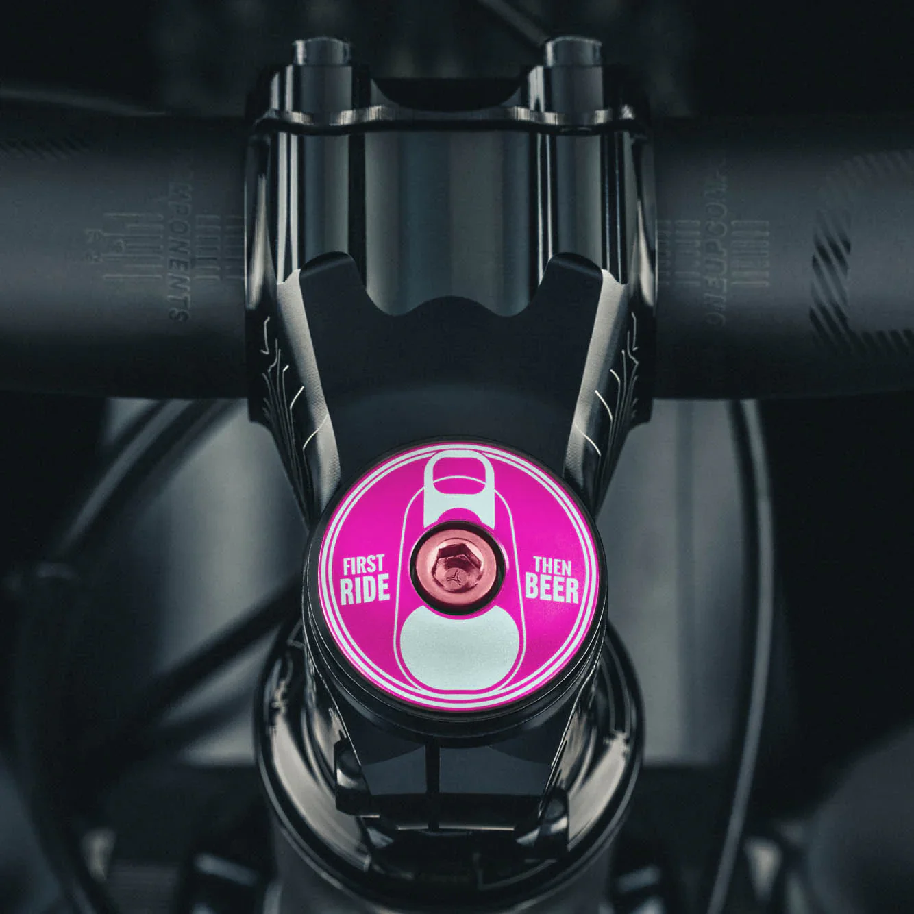 First Ride Then Beer - Bicycle Headset Cap - Image 17