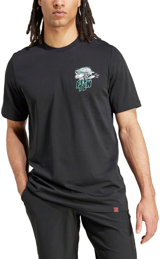 Five Ten Adrenaline T-Shirt - Black Mens Large - Image 2