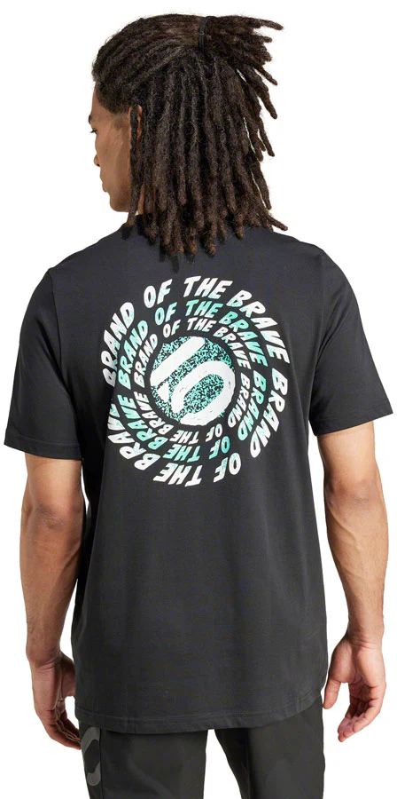Five Ten Adrenaline T-Shirt - Black Mens Large - Image 3