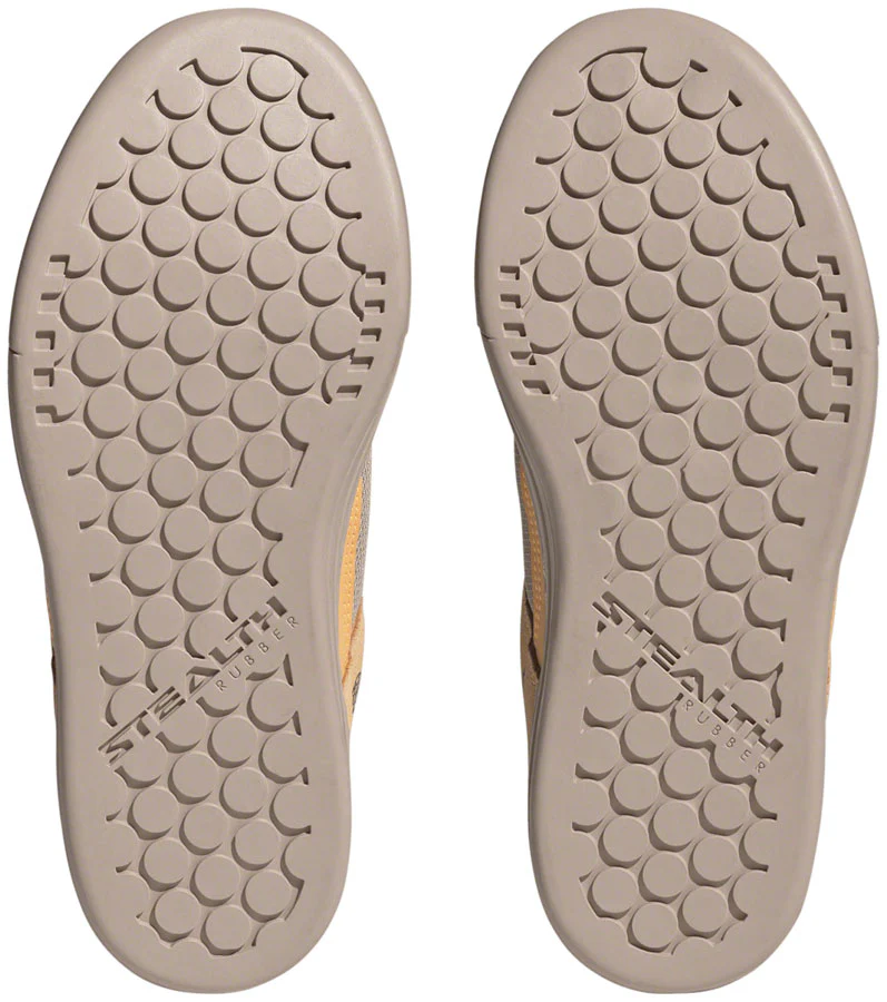 Five Ten Freerider Flat Shoes - Womens Wonder Taupe/Ftwr White/Acid Orange 6 - Image 4