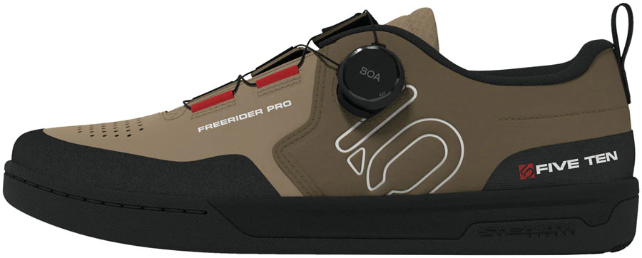 Five Ten Freerider Pro Boa Flat Shoes - Men's Cardboard/Off White/Core BLK 6.5