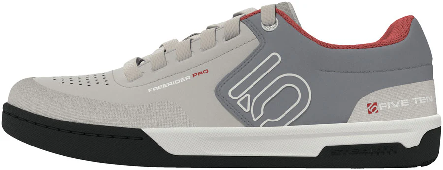 Five Ten Freerider Pro Flat Shoes - Men's Alumina/Off White/Gray 3 8.5