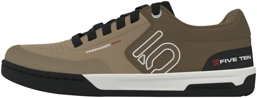 Five Ten Freerider Pro Flat Shoes - Men's Cardboard/Off White/Core Black 8