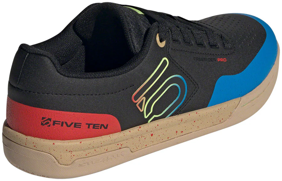 Five Ten Freerider Pro Flat Shoes - Mens Core Black/Carbon/Pulse Lime 7 - Image 4