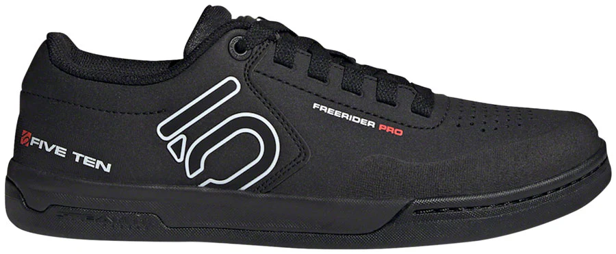 Five Ten Freerider Pro Flat Shoes - Mens Core BLK / Cloud White / Cloud White 7.5 - Image 2