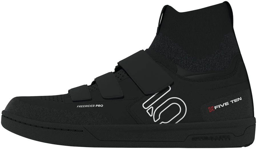 Five Ten Freerider Pro Mid VCS Flat  Shoes - Men's BLK / Footwear White / Carbon 11.5