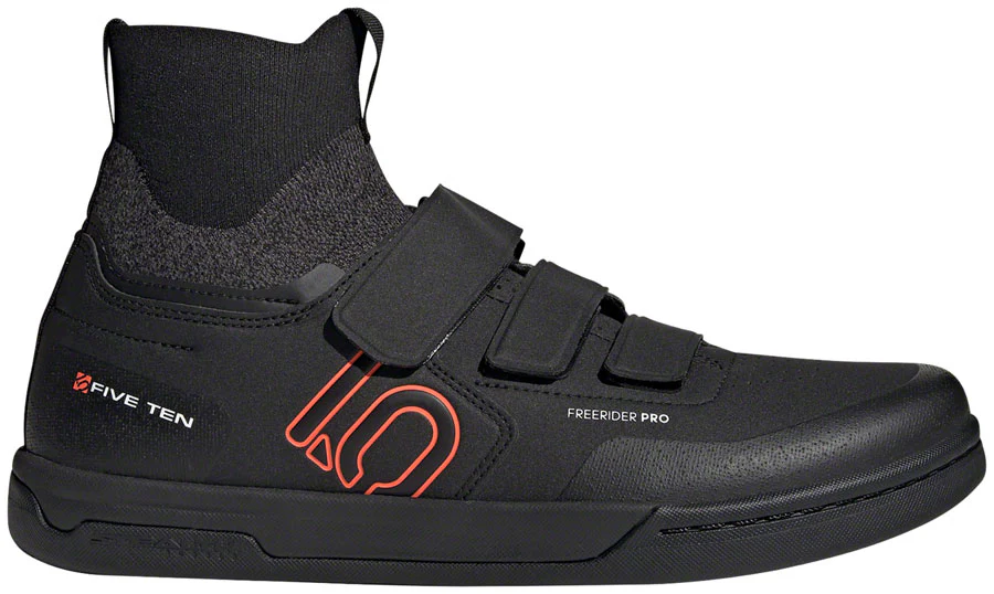 Five Ten Freerider Pro Mid VCS Flat Shoes - Mens Black 10.5 - Image 2