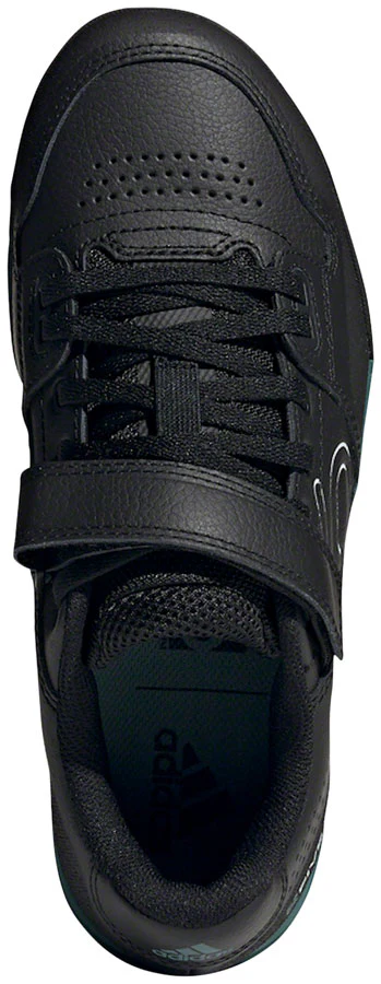 Five Ten Hellcat Mountain Clipless Shoes - Womens Core BLK / Crystal White / Hazy Emerald 8.5 - Image 4