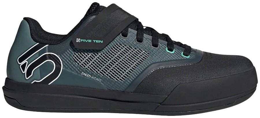 Five Ten Hellcat Pro Mountain Clipless Shoes  -  Womens Core BLK/Crystal White/DGH Solid Gray 8.5 - Image 2