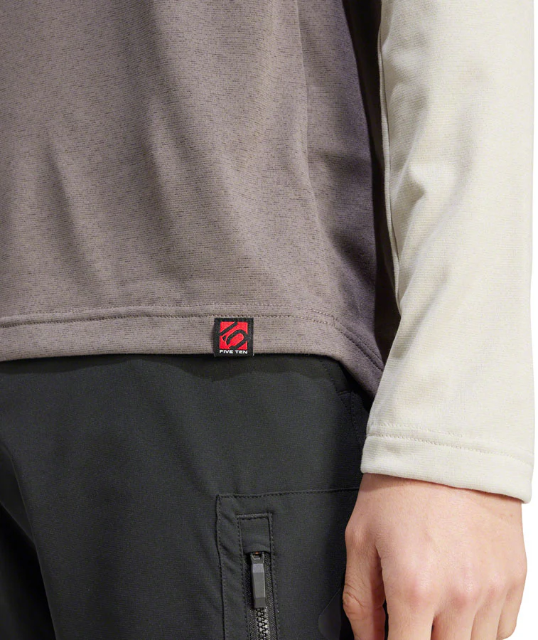 Five Ten Long Sleeve Jersey - Charcoal/Gray Mens X-Large - Image 4