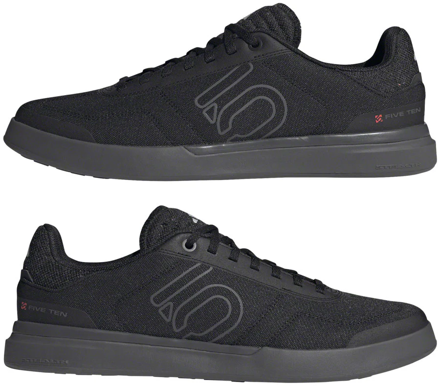 Five Ten Sleuth Deluxe Canvas Flat Shoes - Mens Core BLK/Gray Five/Ftwr White 8 - Image 3