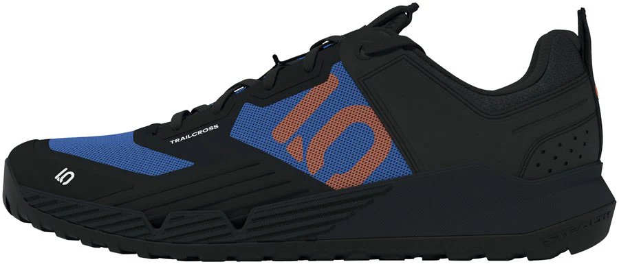 Five Ten Trailcross XT Flat Shoes - Men's Core BLK/Pure Orange/Ray Blue 9.5