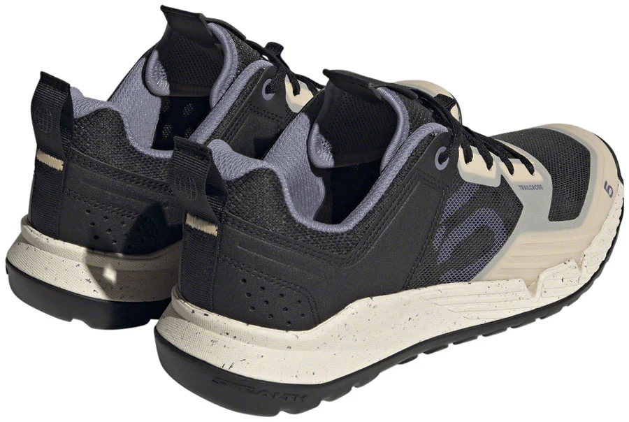 Five Ten Trailcross XT Flat Shoes - Womens Gray Six/Silver Violet/Acid Orange 6.5 - Image 2