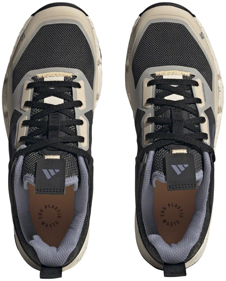 Five Ten Trailcross XT Flat Shoes - Womens Gray Six/Silver Violet/Acid Orange 6.5 - Image 3