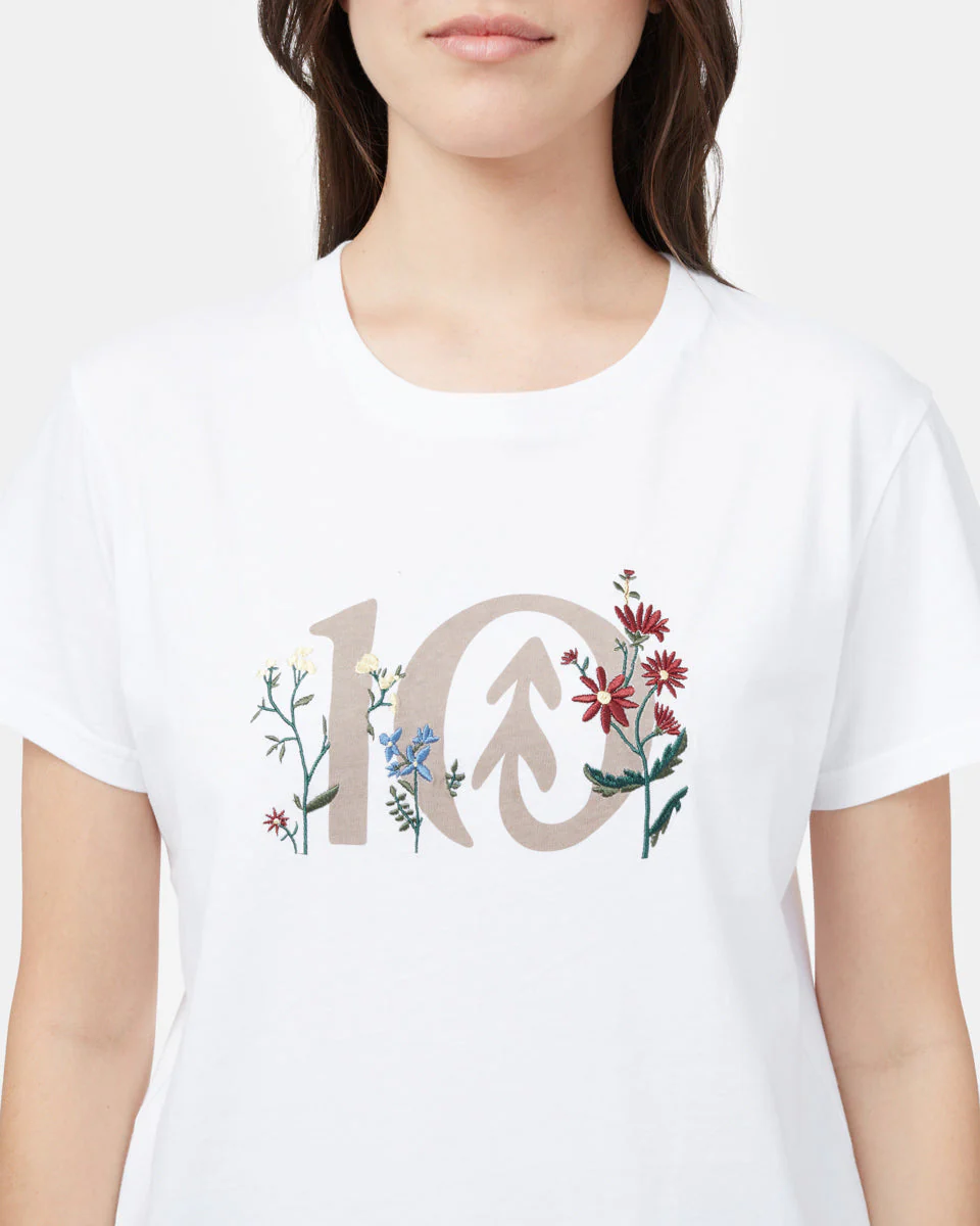 Floral Logo T-Shirt - Image 4
