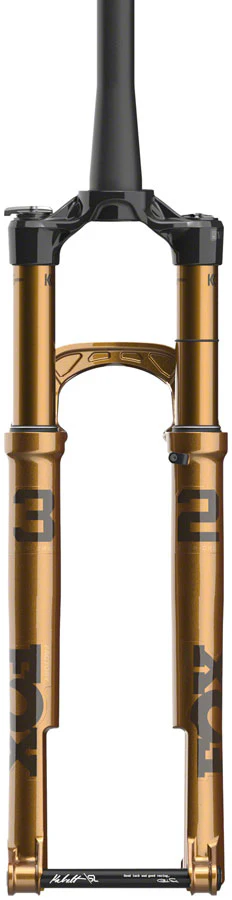 FOX 32 Step-Cast Factory Limited Ed. Suspension Fork - 29" 100mm 15x110 mm  Kabolt SL 44mm Offset GRIP SL 3-Pos. Podium Gold AC2 - Image 2