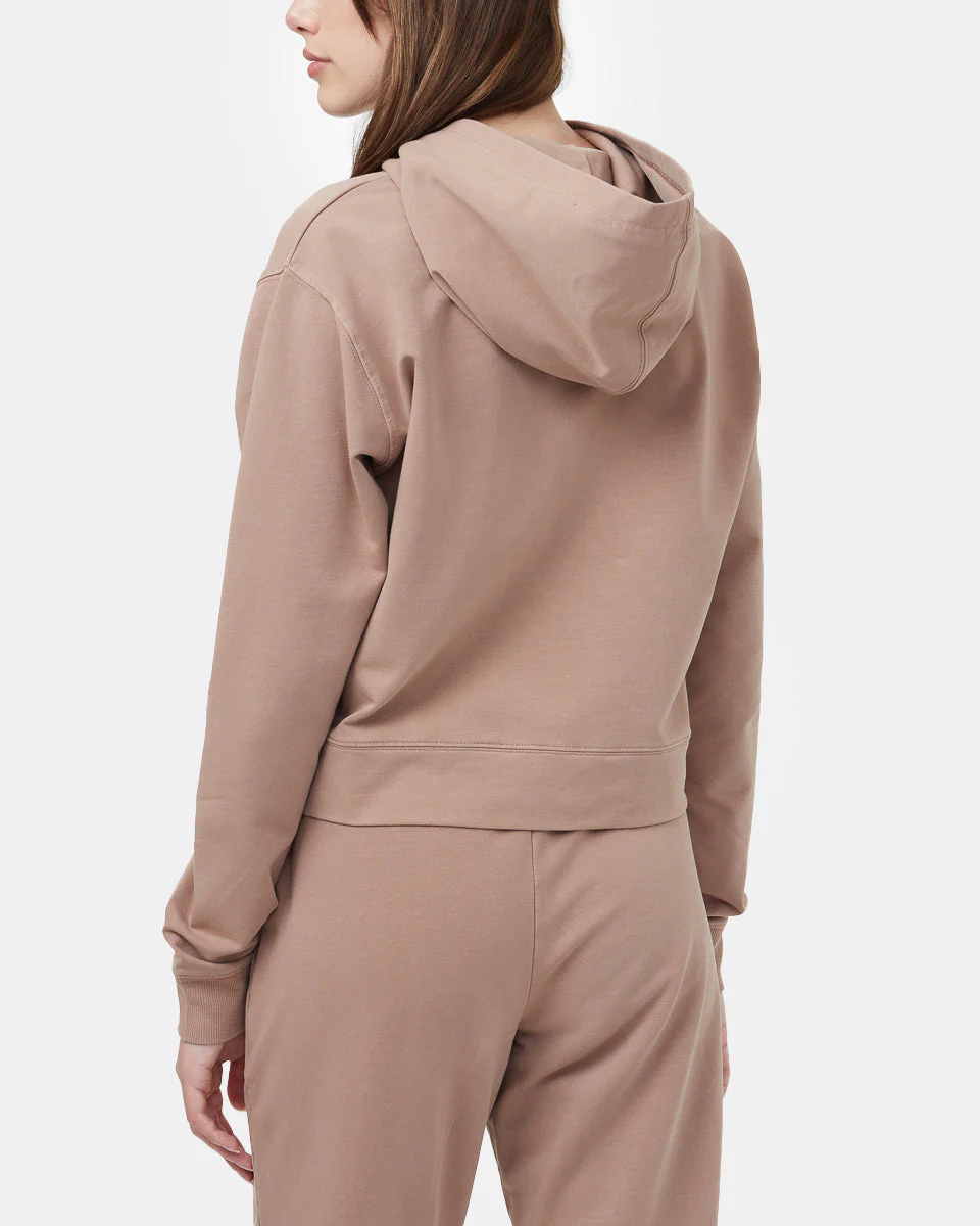 French Terry Cropped Hoodie - Image 4
