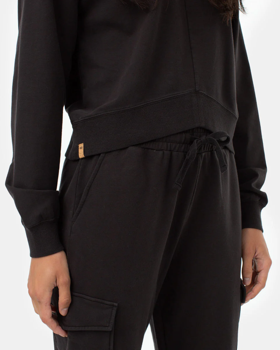 French Terry V Hem Crew - Image 5