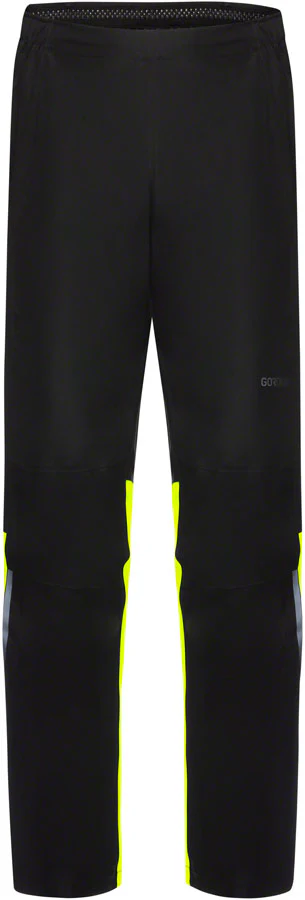 Gorewear Glidewheel Gore-Tex Pants - Black/Yellow Men's X-Large