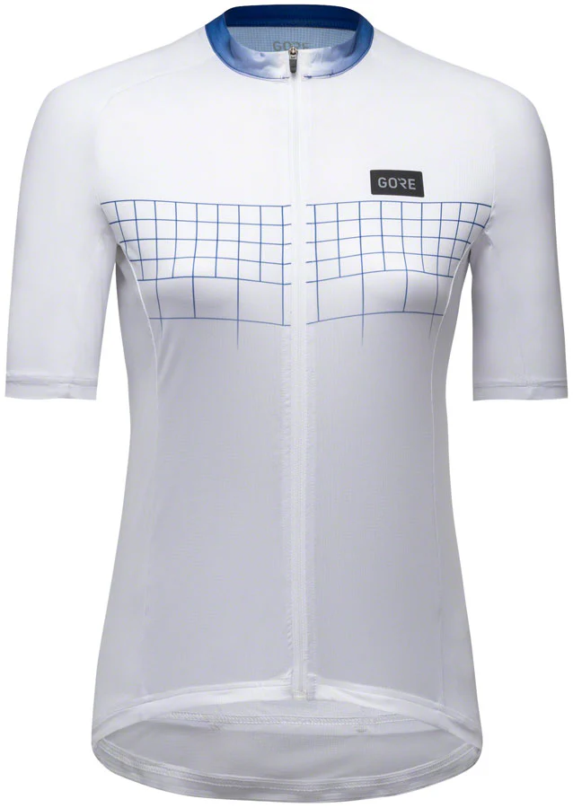 Gorewear Grid Fade Jersey 2.0 - White/Blue Women's X-Small
