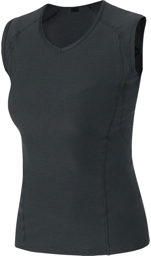 Gorewear M Base Layer Sleeveless Shirt - Black Women's X-Large