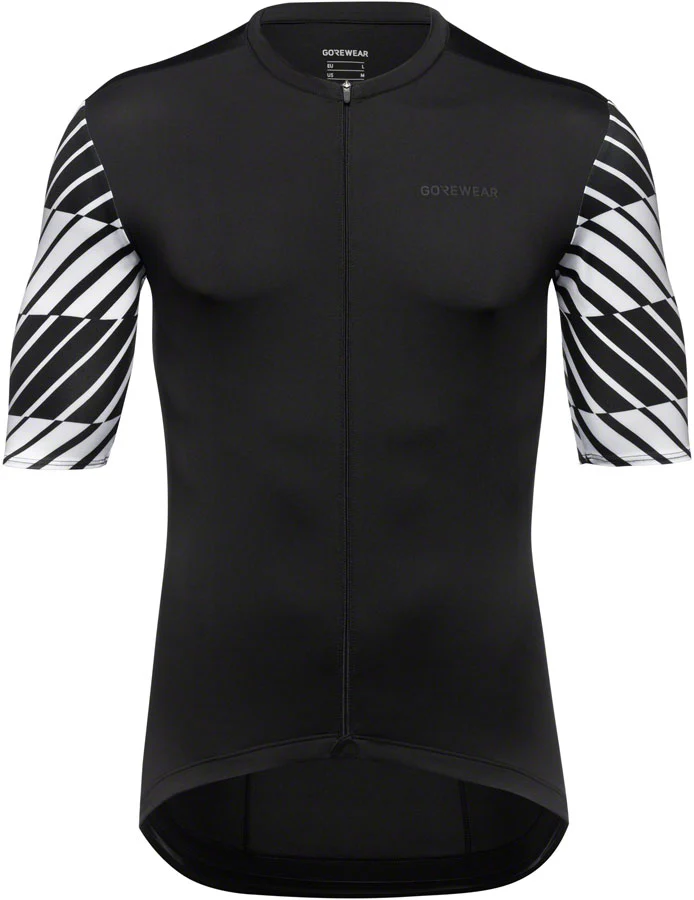 Gorewear Swiftride Optical Jersey - Black/White Men's Small