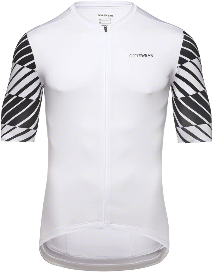 Gorewear Swiftride Optical Jersey - White/Black Men's X-Large