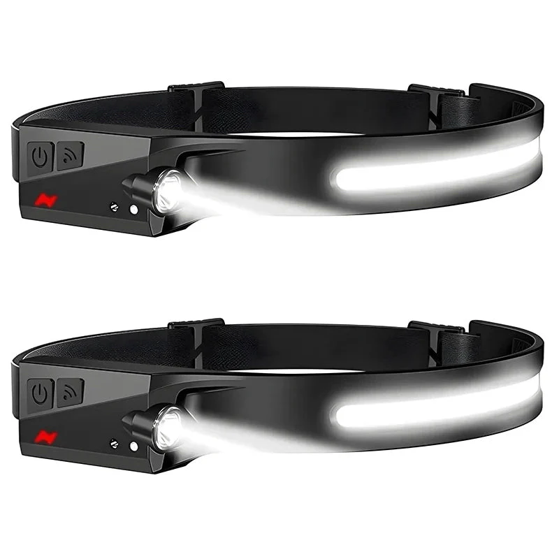 Headlamp USB Rechargeable LED  Waterproof, Motion Sensor Camping/Hiking Light - Image 12