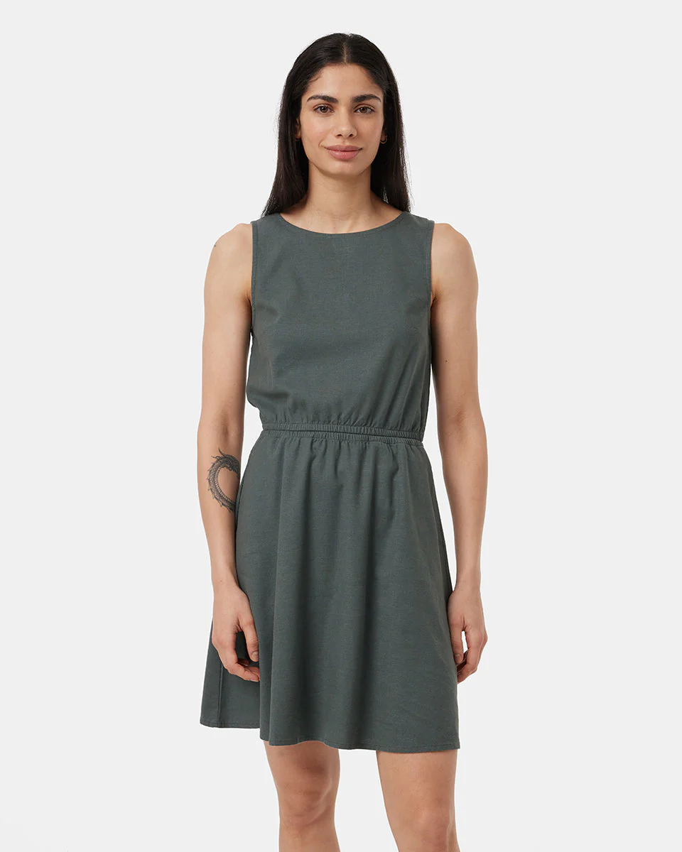 Hemp Cutout Dress - Image 2