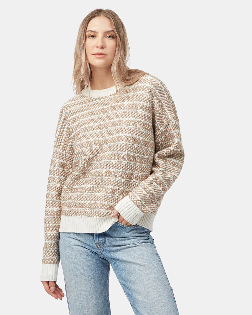 Highline Intarsia Crew Sweater - Image 2