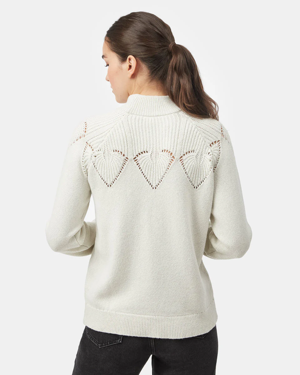 Highline Pointelle Turtleneck Sweater - Image 3