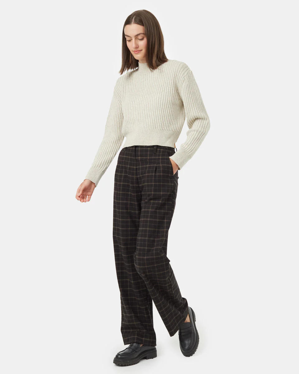 Highline Rib Cropped Mock Neck - Image 2
