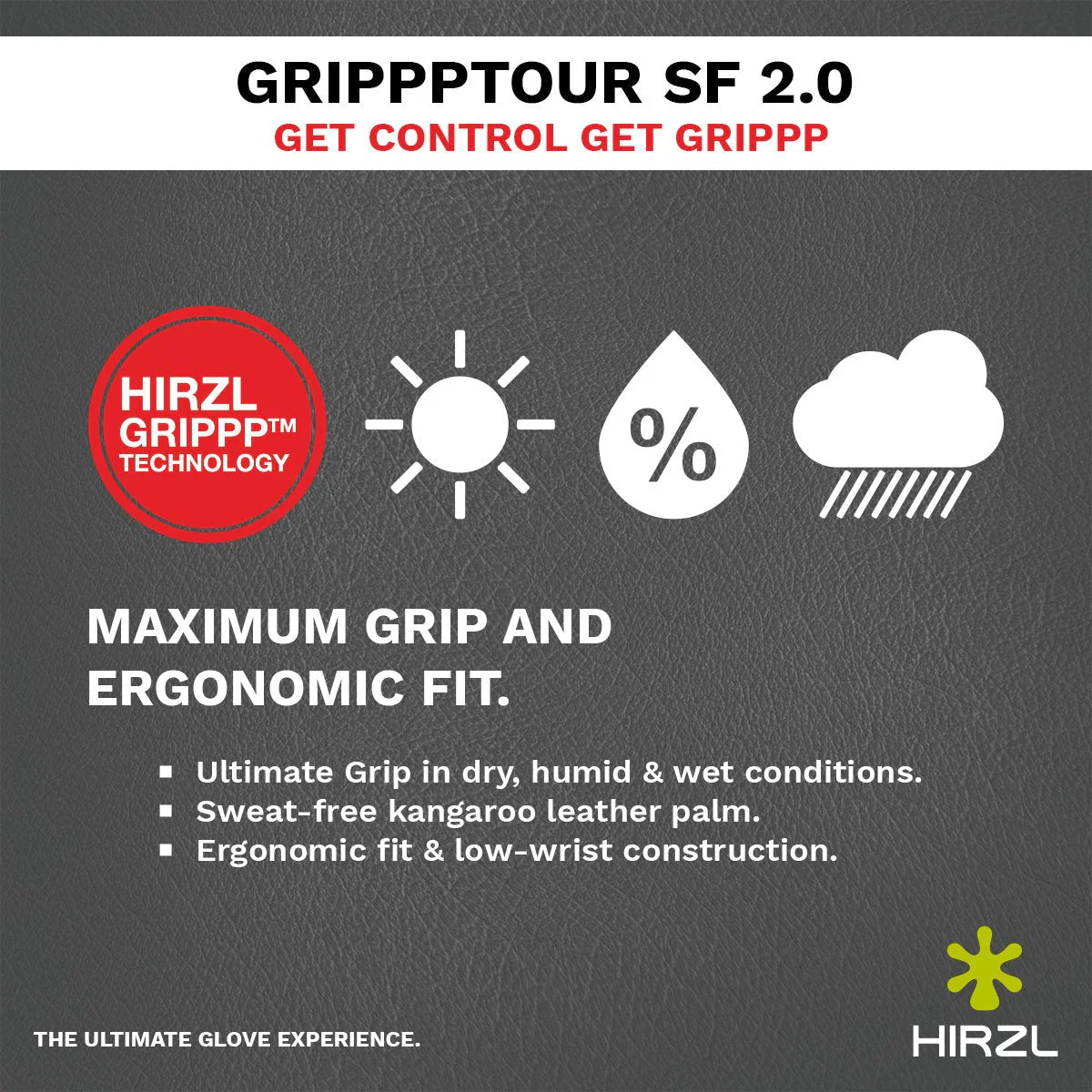 HIRZL - Tour SF 2.0 - Leather Bike Gloves - Image 8