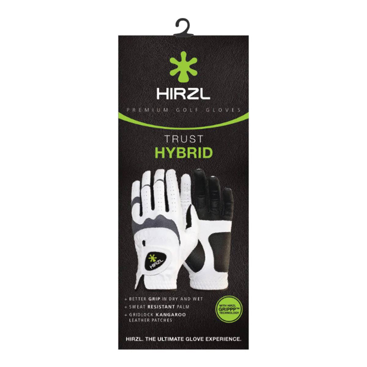 HIRZL Trust Hybrid - Golf Gloves - White / Black - Image 13